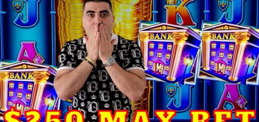 $250 Max Bet Bonus On Lock It Link Piggy Bankin - Betting HUGE On Las Vegas Slots