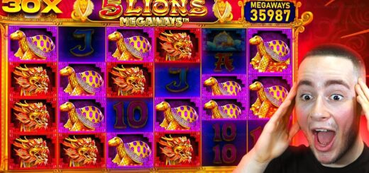 5 LIONS MEGAWAYS Is A ONE SPIN SLOT..