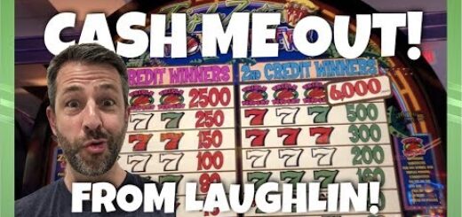 CASH ME OUT from LAUGHLIN! 5 Slot machines at Aquarius Casino!