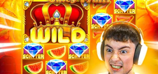CRAZY LAST SPIN HIT On JUICY FRUITS!! (STREAM HIGHLIGHTS)