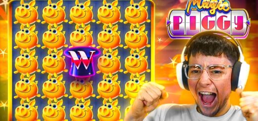 FULL SCREEN SPIN On MAGIC PIGGY!! (STREAM HIGHLIGHTS)