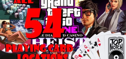 GTA Online  - All 54 Playing Cards Locations and High Roller Outfit for Diamond Casino Heists