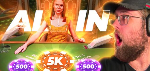 HIGH ROLLER BLACKJACK HUGE ALL INS...