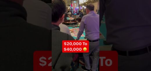 High Roller Betting $20,000 To $40,000 Per Spin! ?‍??•••? #LasVegas #lasvegasstrip #Vegas #fypシ