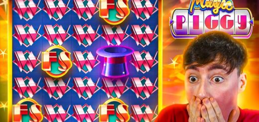 I SPUN INTO THIS INSANE BONUS On MAGIC PIGGY!! (HUGE SAVE)