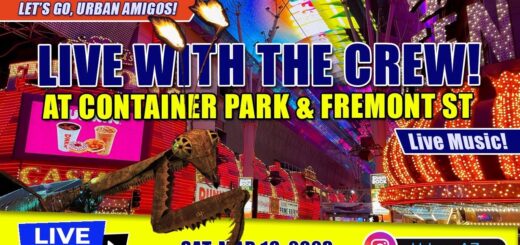 ?LIVE at Container Park & Fremont St w/the UAZ Crew! #live #fremontstreetexperience #vegas