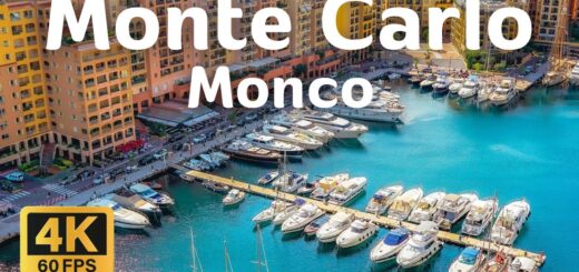 Monte Carlo, Monaco 2023 Walking Tour 4K