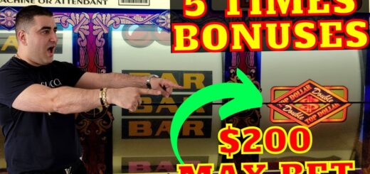 OMG I Won 5 Times Bonus On $200 MAX BET - Las Vegas JACKPOTS