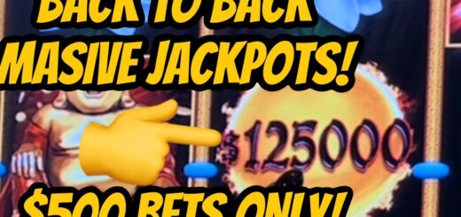 $500 BETS ONLY MASSIVE BACK TO BACK JACKPOTS!!!  DRAGON LINK!
