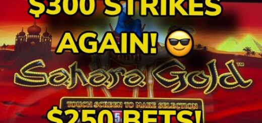 GOT A MASSIVE JACKPOT WITH $300 AND THEN….