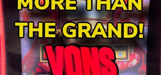 JACKPOT BIGGER THAN THE GRAND…AT VONS!