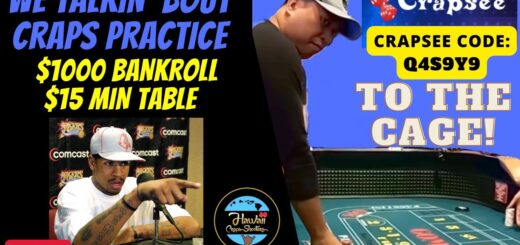 Live Craps Practice with Alan G. Crapsee Code: Q4S9Y9