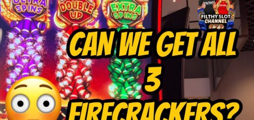 MAX BET ONLY!  CAN WE GET ALL 3  FIRECRACKERS!