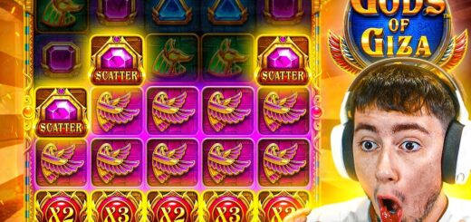 NEW *GODS Of GIZA* SLOT GOES CRAZY!!.. (BONUS HUNT OPENING)