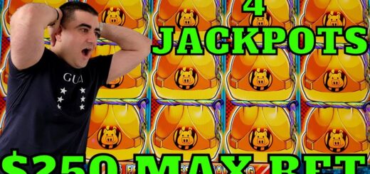 OMG I Did $250 MAX BETS & WON 4 HANDPAY JACKPOTS
