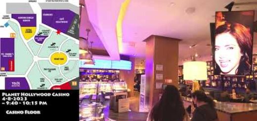 Planet Hollywood Casino Las Vegas Walkthrough - 4-8-2023 w/ Narration