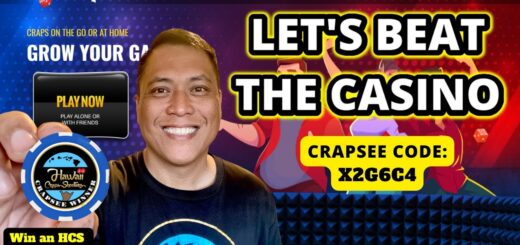 Play Live Craps with your own $1000 Bankroll on a $15 minimum Table.  Crapsee Code: X2G6C4