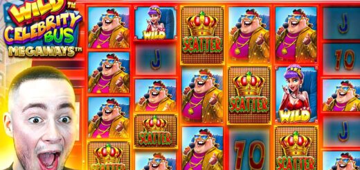 RARE 5 SCATTER BONUS On BRAND NEW WILD CELEBRITY SLOT.. (NEW PRAGMATIC)