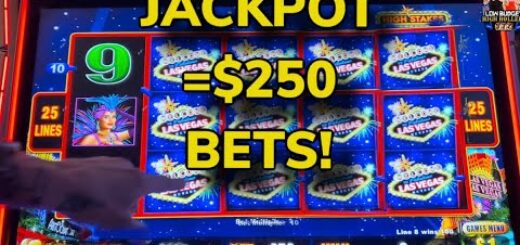 $250 BETS AFTER JACKPOT THIS HAPPENED!