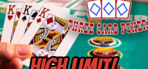 3 CARD POKER HIGH LIMIT!