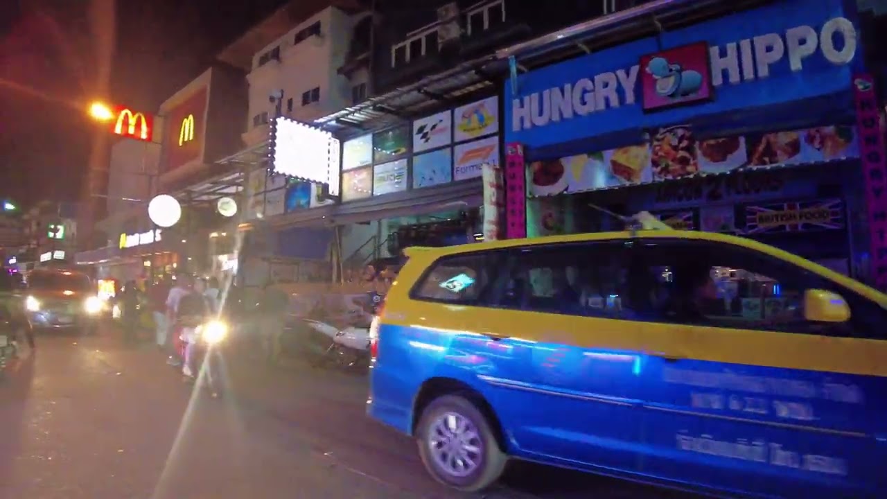 4k Pattaya Walk On Soi Buakhao And Tree Town Nightlife Real Action April 2023 Thailand V180 1176