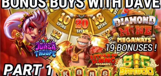 BONUS BUYS WITH DAVE - MEGA HEIST - MAYAN STACKWAYS - JOKER TROUPE - RETURN OF KONG MEGAWAYS & MORE