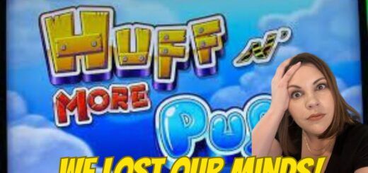 ? HUFF N MORE PUFF - High Limit Room! Decided To Press Our Luck! #slot #casino #lasvegas