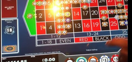 High limit roulette and slots highlights from a land based UK casino part 2 of 2