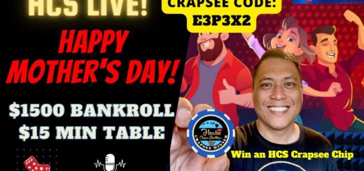 Play Live Craps with your own $1500 Bankroll on a $15 minimum Table.  Crapsee Code: E3P3X2