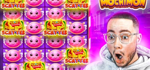 RARE RETRIGGER On MOCHIMON SLOT!! (NEW SUGAR RUSH)