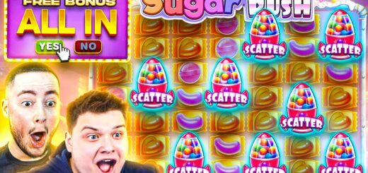 SENDING MASSIVE ALL-IN BONUS BUYS On SUGAR RUSH!! (RETRIGGER)