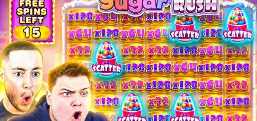 ULTRA RARE 5 SCATTER BONUS On SUGAR RUSH!! (EXTREME WIN)
