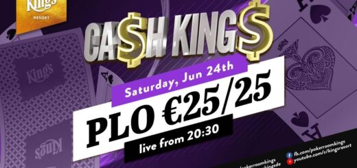 ?? ?Ca$h King$ Special €25/€25 PLO Cash Game live aus dem King's Resort ?️Stefan Hachmeister