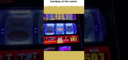 HANDPAY at Winstar World Casino, first 10 minutes!