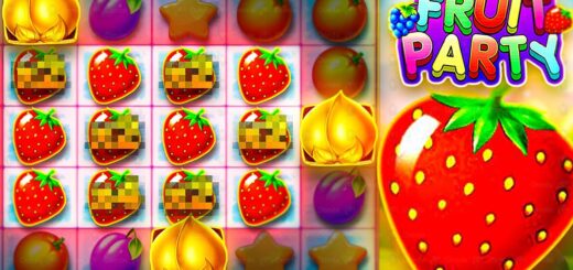 INCREDIBLE TOP SYMBOL CLUSTER On FRUIT PARTY!! (BONUS BUYS)