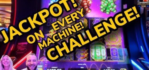 JACKPOT ON EVERY MACHINE CHALLENGE!