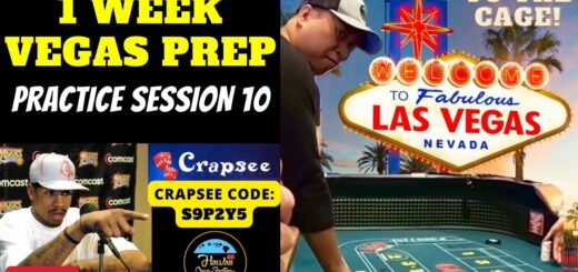 Vegas Craps Strategy Prep with Live Rolls! Crapsee Code: S9P2Y5