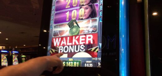 Walking Dead slot in Las Vegas bonus game with huge win and payout