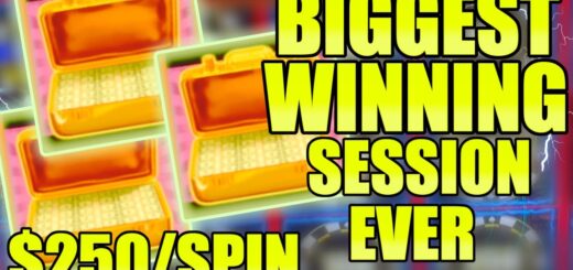 $250/BET MY BIGGEST WINNING SESSION EVER ON HIGH STAKES SLOT MACHINE