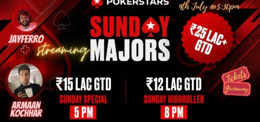 Armaan Kochhar is playing the Sunday Special and Highroller on Pokerstars.in! Giveaways