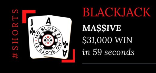 BLACKJACK OVER $30,000 WIN IN LESS THAN A MINUTE! $5000 TO $7000 HANDS ONLY! #shorts