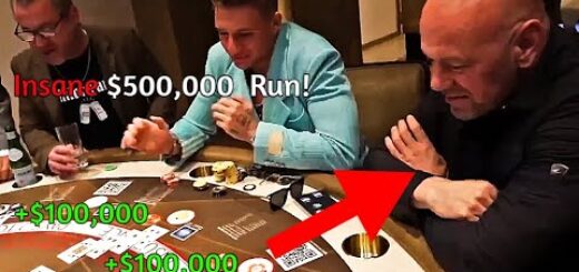Dana White & SteveWillDoIt gamble high stakes on blackjack! *$500,000+* (REUPLOAD)