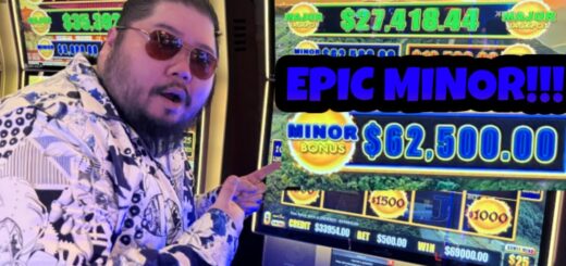 EPIC $62,500 MINOR BALL LANDED!!! UP TO $500/SPIN HIGH LIMIT DRAGON CASH!! HARD ROCK HOLLYWOOD!!