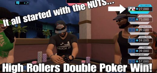 Four Kings Casino - HIGH ROLLERS DOUBLE POKER WIN! BACK TO BACK!