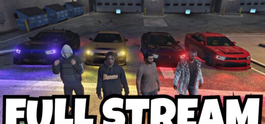 GTA 5 ONLiNE LIVE - DOING ONLINE MONEY MISSIONS & CHARGER HELLCAT RIDEOUT WITH THE GANG!!