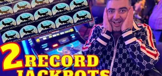 I Hit TWICE RECORD BREAKING JACKPOT On Same Slot Machine