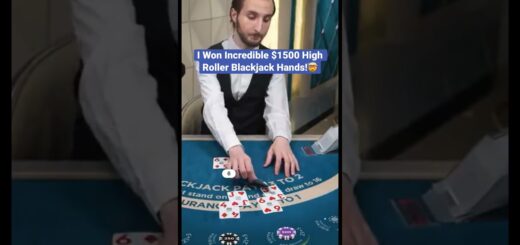 I Won Incredible $1500 High Roller Blackjack Hands! #drake #blackjack #maxwin #casino #highroller