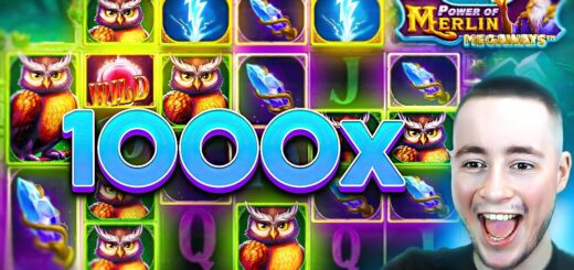 INCREDIBLE 1000X WIN On POWER OF MERLIN MEGAWAYS!!.. (INSANE SESSION)