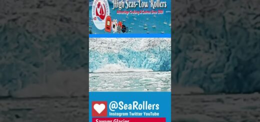 Massive Glacier Break Caught on Tape on @Carnival Spirit! #AlaskaCruise Sawyer Glacier #shorts