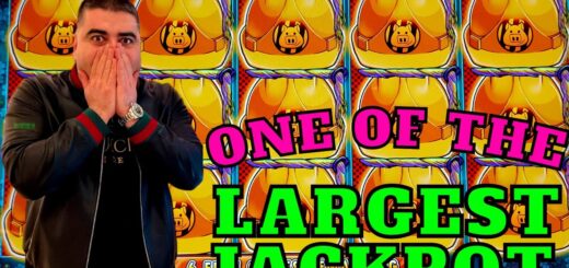 One Of The BIGGEST JACKPOTS On Huff N More Puff Slot Machine